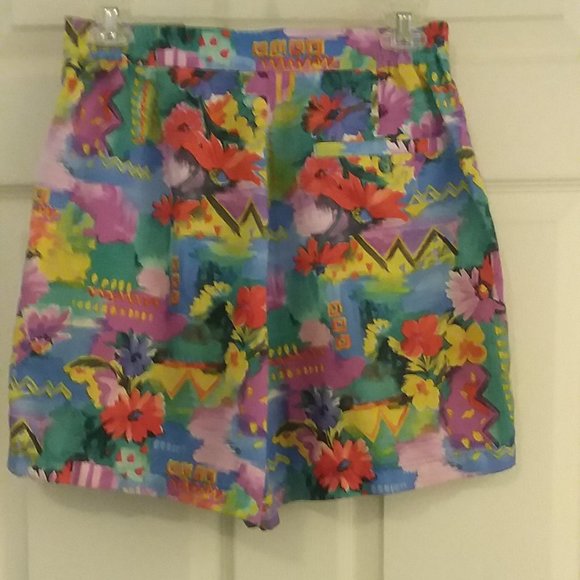 Tail Tropical Print Lined Golf Shorts Women's Sz 8 - Picture 3 of 4